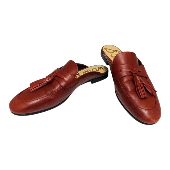 Sam Edelman Red Tassel Loafers - Picture 4 of 9